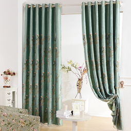 美簾美居 綠意盎然的布藝新中式，齊家網(wǎng)產(chǎn)品庫(kù)中的植物花卉窗簾全解析